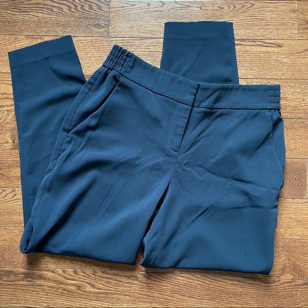 Ann Taylor Cropped Navy Blue Pants